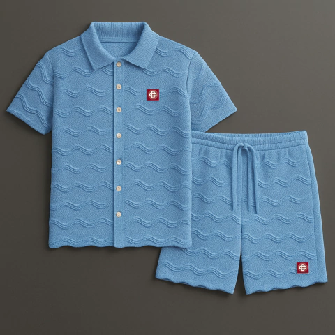 CONJUNTO CASA BLANCA - Azul Monaco - comprar online