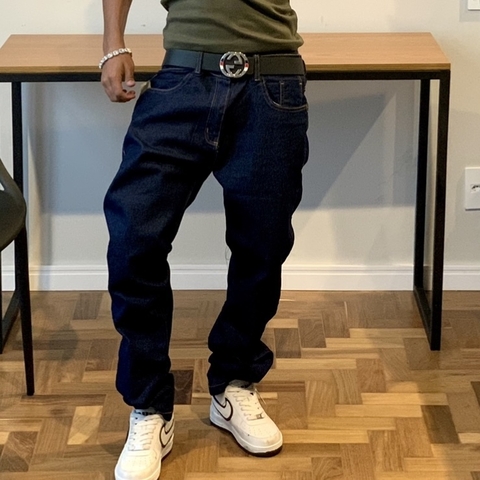 Calça Gringa Jeans Escura Drip US