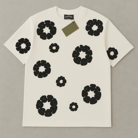 CAMISA DENIM T. FLOWERS - OFF WHITE - comprar online
