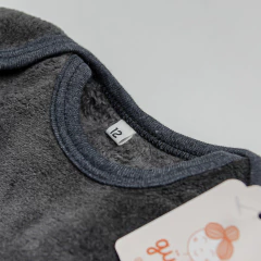 GRIS TOPO | CHALECO POLAR SOFT - tienda online