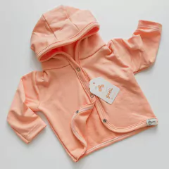 CORAL | CAMPERA CON CAPUCHA ALGODÓN