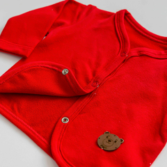 ROJO | CAMPERA SIN CAPUCHA ALGODON RUSTICO - comprar online