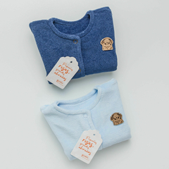 AZUL MARINO | CAMPERA SIN CAPUCHA PLUSH RN - comprar online
