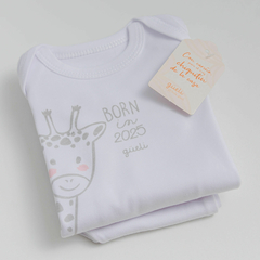 JIRAFITA ROSA (blanco) | AJUAR 2 PIEZAS - comprar online