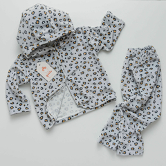 PRINT GRIS | BABUCHA PLUSH ABASTONADO - Gueli - Ropa de chicos