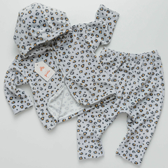 PRINT GRIS | CONJUNTO 2 PIEZAS - comprar online