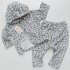 PRINT GRIS | CONJUNTO 2 PIEZAS - comprar online