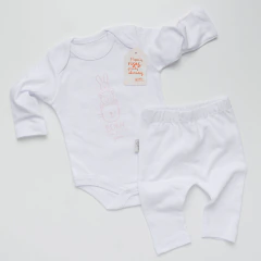 PILA DE ANIMALITOS ROSA (blanco) | AJUAR 2 PIEZAS - comprar online