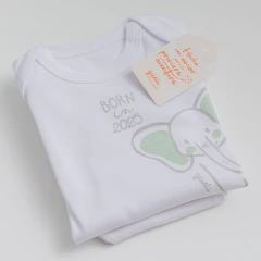 ELEFANTITO AQUA (blanco) | AJUAR 2 PIEZAS
