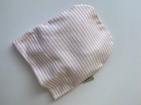 GORRO ALGODON RAYITAS ROSAS
