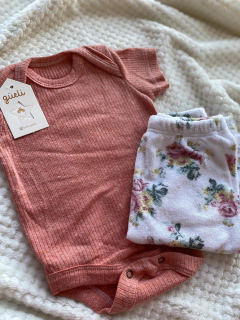 ABU PRAGA c/body mc durazno | AJUAR 2 PIEZAS en internet