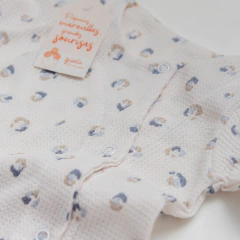 CATALINA | ENTERITO LARGO WAFFLE DE ALGODON - tienda online