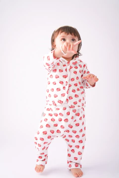 MAITE | CAMPERA CON CAPUCHA ALGODON RUSTICO - Gueli - Ropa de chicos