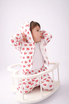 MAITE | CAMPERA CON CAPUCHA ALGODON RUSTICO - comprar online