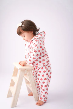 MAITE | CAMPERA CON CAPUCHA ALGODON RUSTICO - tienda online