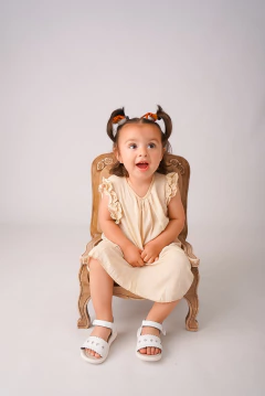 CAMEL | VESTIDO PLUMETI VOLADITOS - comprar online