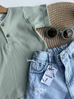 REMERA MC CARTERITA MORLEY AQUA | 1641 en internet