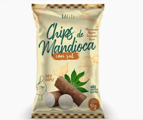 MANDIOCA DOCE CHIPS RAFITI 40G