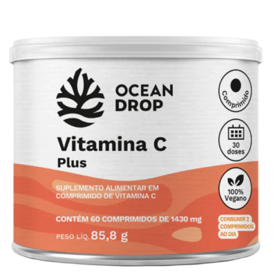 VITAMINA C PLUS OCEAN DROP 60 TABLETS - comprar online