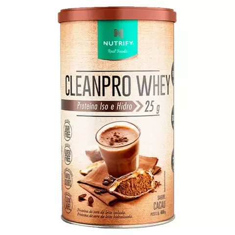 CLEANPRO WHEY NUTRIFY CACAU 450G