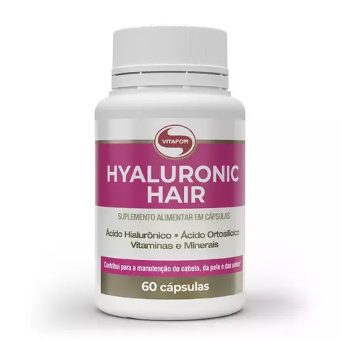 HYALURONIC HAIR VITAFOR 60 CAPSULAS 500MG