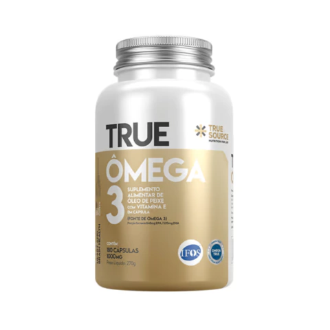 ÔMEGA 3 TRUE COM VITAMINA E TRUE SOURCE® 180 CÁPSULAS