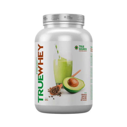 TRUE WHEY PROTEIN TRUE SOURCE® CREME DE ABACATE COM NIBS DE CACAU 837G