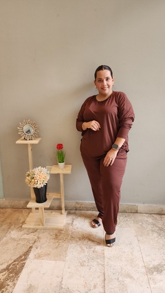 Conjunto de Modal Gamuzado - Moorea Online Mayorista