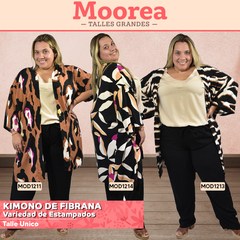 KIMONO ESTAMPADO DE MUJER EN TALLES REALES GRANDES en internet