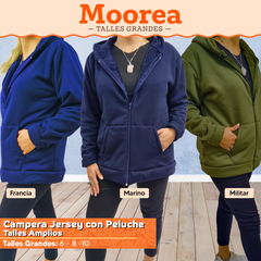 Campera de Jersey con Peluche Interno