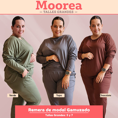 Remera de Modal gamuzado Manga Larga Tallas grandes en internet