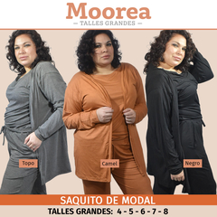 Saco Capita de Modal Talles Grandes para mujeres - Mayorista