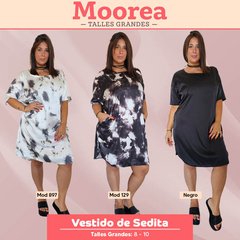 Vestido Tunica De Seda con Bolsillos Talle Grande Para Mujer