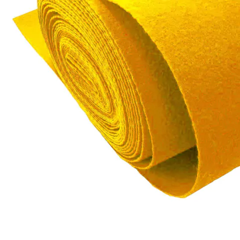 Carpete de Forração Feltro Agulhado 2.00 x 1.00m - Amarelo