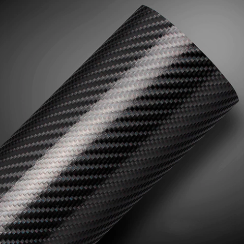 Adesivo Automotivo 4D Carbon Black 1,50m - Ref.184D.70