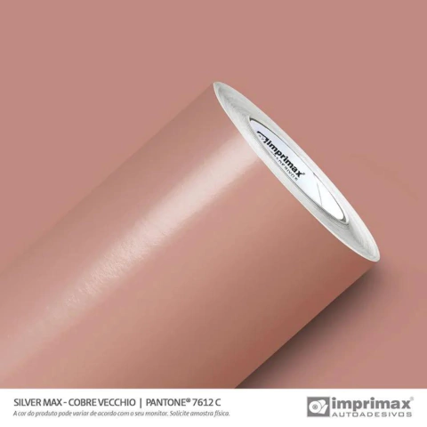 Adesivo Vinil Silver Max Fosco 1,22m x 1,00m - COBRE VECCHIO
