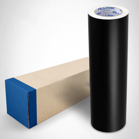 Vinil Adesivo Color Preto Brilho Alltak Ref.1273.70 - 1,00Mt