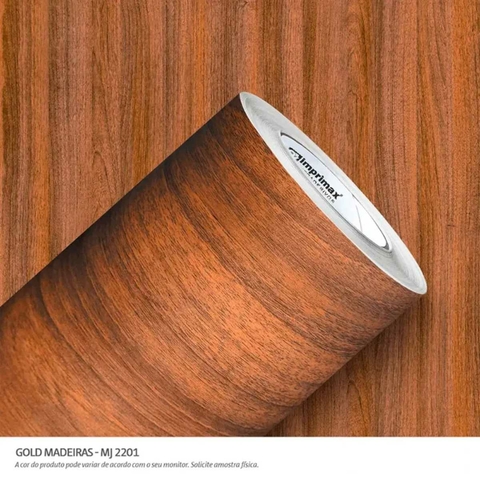 Adesivo Gold Vinil Madeira Jequitibá 1,00 X 1,22 Mj2201