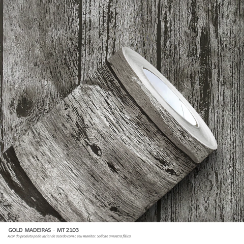 Adesivo Vinil Gold Madeira Tabua 1,00 X 0,61 Mt -2103