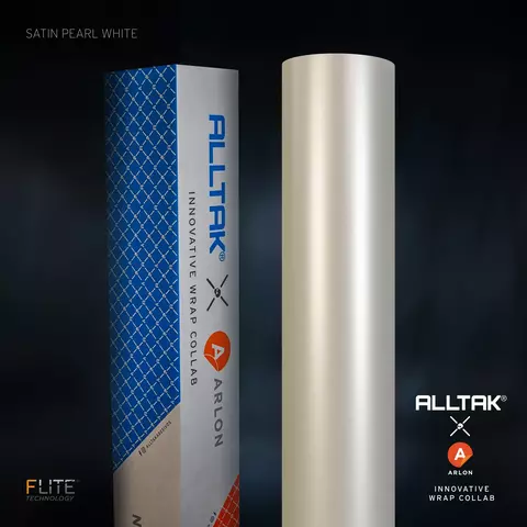Adesivo Automotivo Arlon Satin Pearl White - 25m X 1.52L