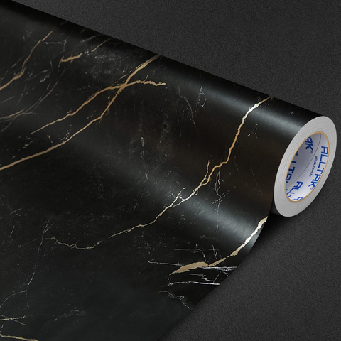 Adesivo Decor Marmore Marquina Fosco 1,00m x 1,22m - 977D.96
