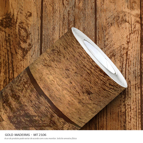 Adesivo Vinil Gold Madeira Tabua 1,00 X 1,22 Mt -2106
