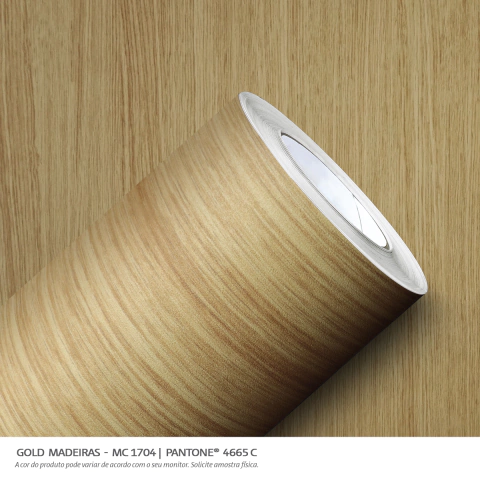 Adesivo Vinil Gold Madeira Carvalho 1,00 X 1,22 Mc -1704