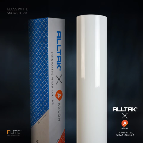 Adesivo Automotivo Arlon Gloss White Snowstorm - 25m X 1.52L