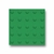 Piso Tátil Alerta PVC 25X25X5 Verde