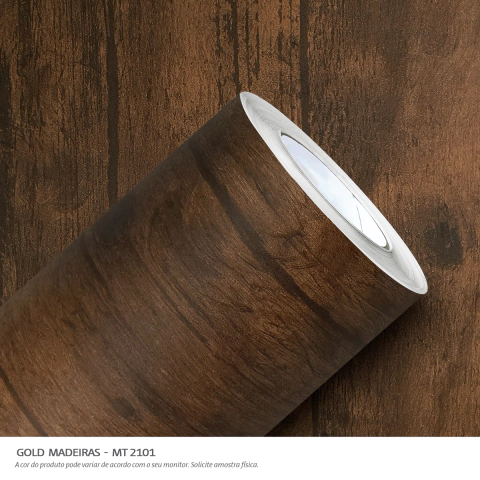 Adesivo Vinil Gold Madeira Tabua 1,00 X 1,22 Mt -2101