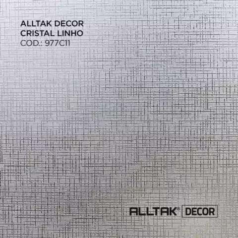 Adesivo para Vidro Decor Cristal Linho 1,00 X 0,61 - 977C.01L
