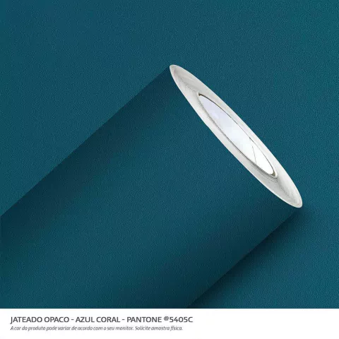 Adesivo Vinil Gold Max Jateado 1,00m x 1,40m - Azul Coral