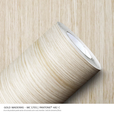 Adesivo Vinil Gold Madeira Carvalho 1,00 X 0,61 Mc -1701