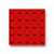Piso Tatil Alerta PVC 25X25X5 Vermelho